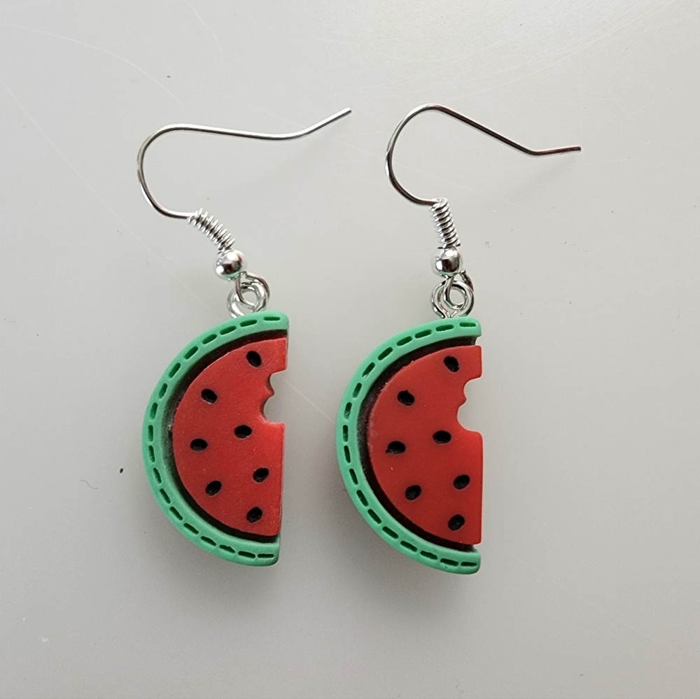 Watermelon earrings